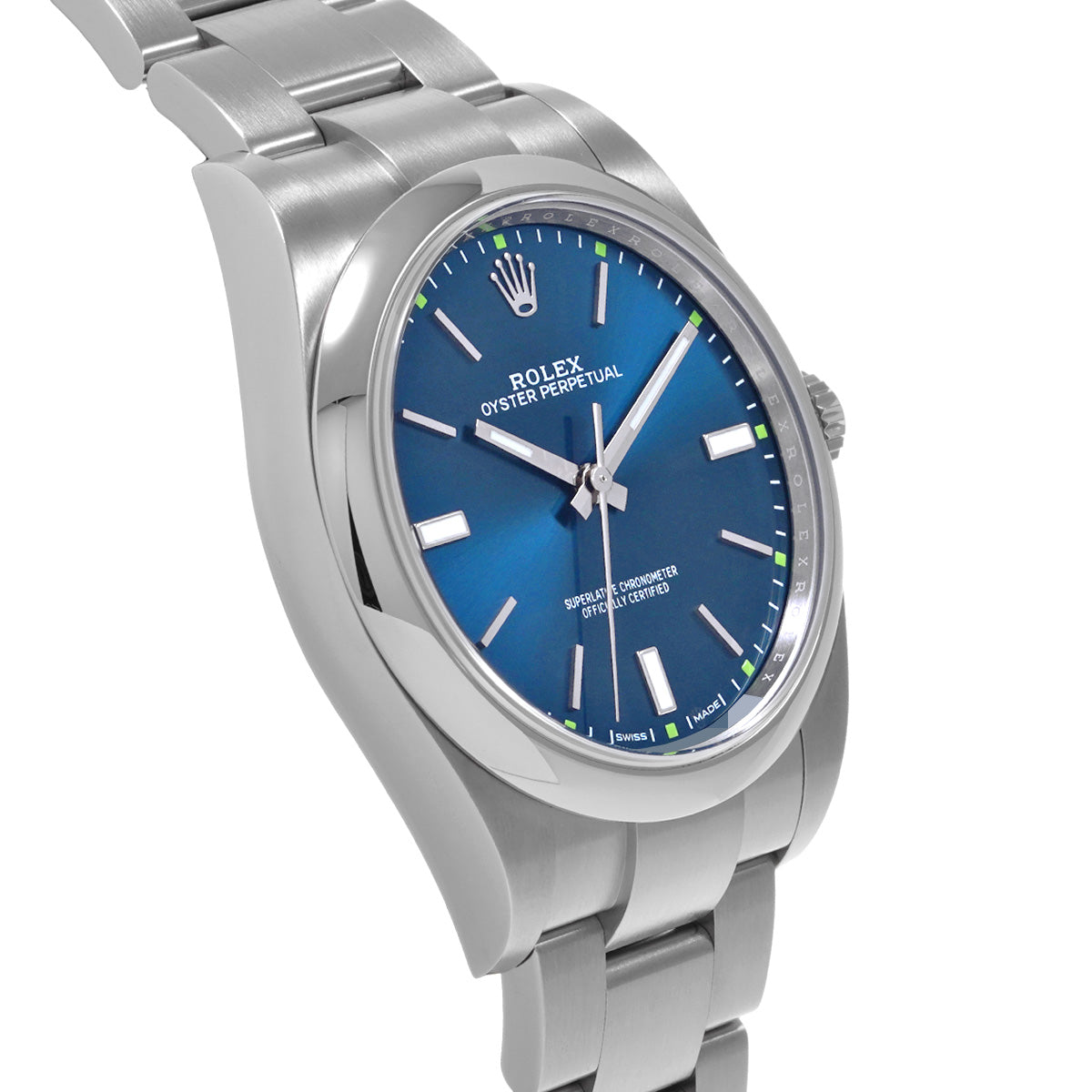 Oyster Perpetual 39 114300 Random Serial Blue ROLEX Men's [Pre-Owned].