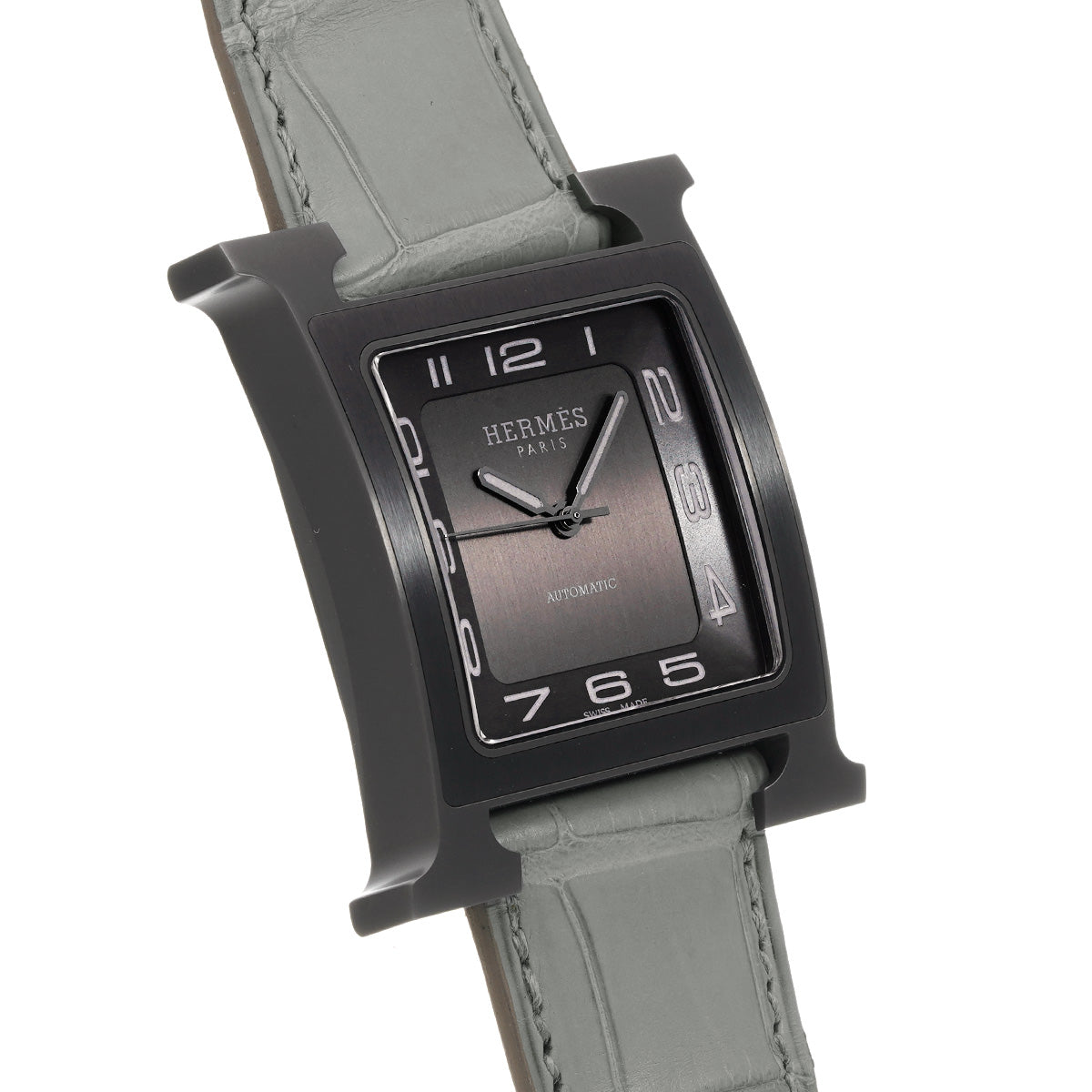 H Watch HH5.841c Gray HERMES Men's [Pre-owned].