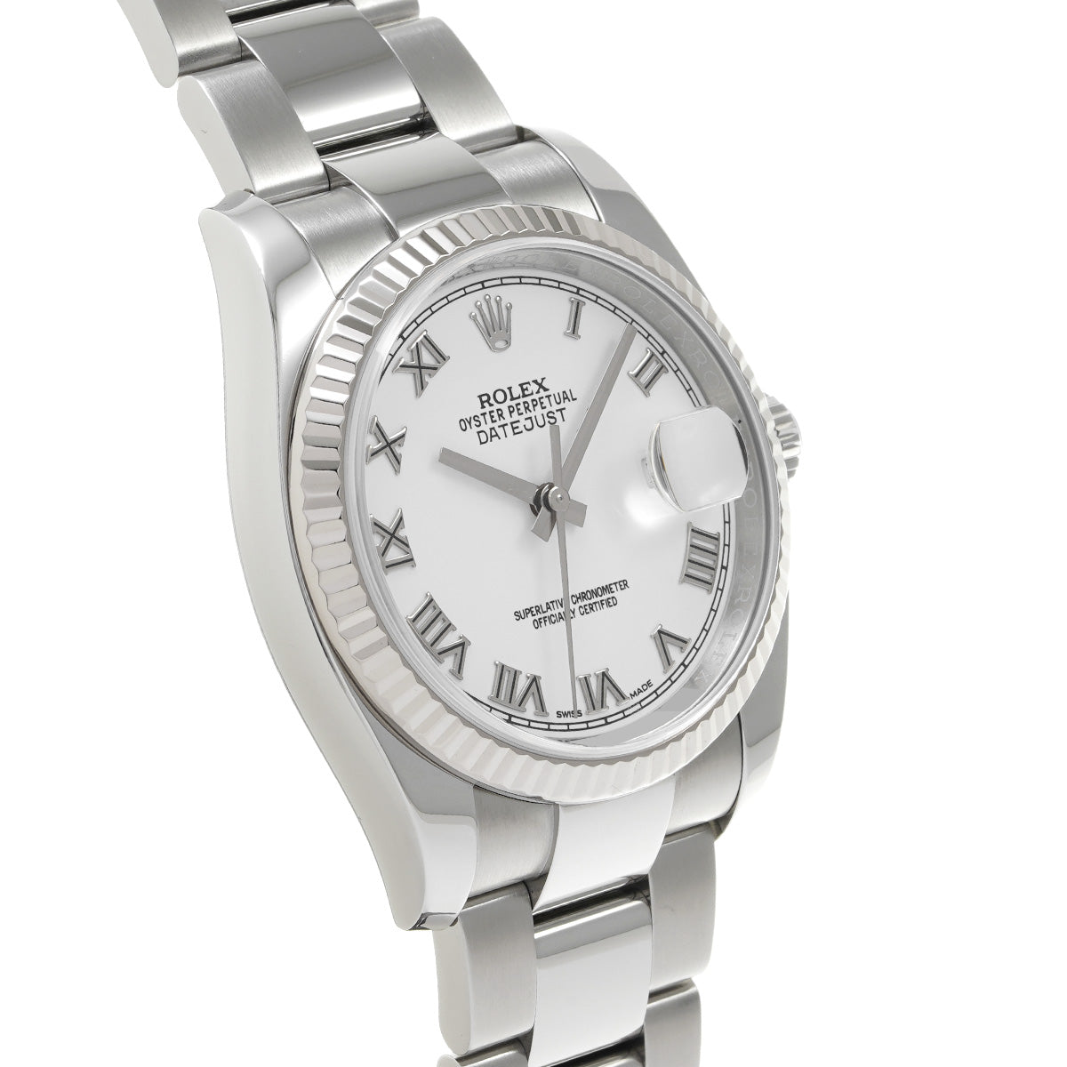 DATE JUST 116234 Random Serial White ROLEX Men's [Pre-owned].