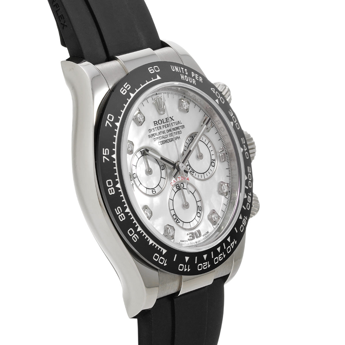 Cosmograph Daytona 116519LNNG Random Serial White MOP/Diamond ROLEX Men's [Pre-Owned].