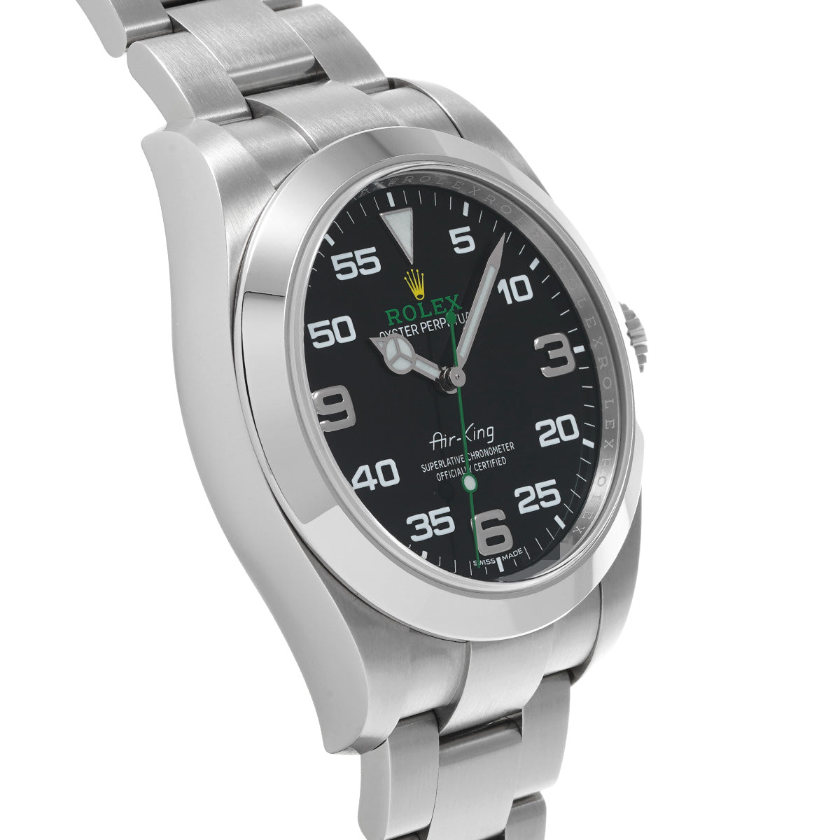 AIRKING 116900 Random Serial Black ROLEX Men's [Pre-owned].