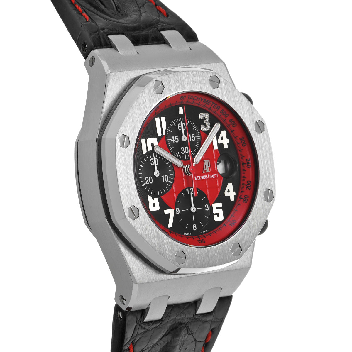 Royal Oak Offshore Chrono MASATO 26195ST.OO.D101CR.01 Black/Red AUDEMARS PIGUET Men's [pre-owned]