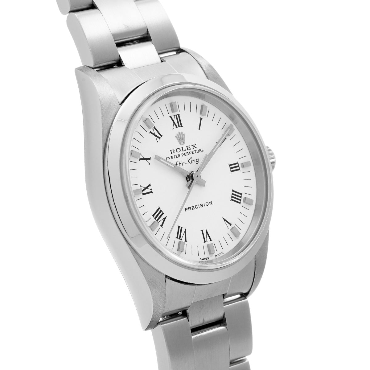 Air-King 14000M D (made around 2005) White ROLEX Men's [Pre-Owned].