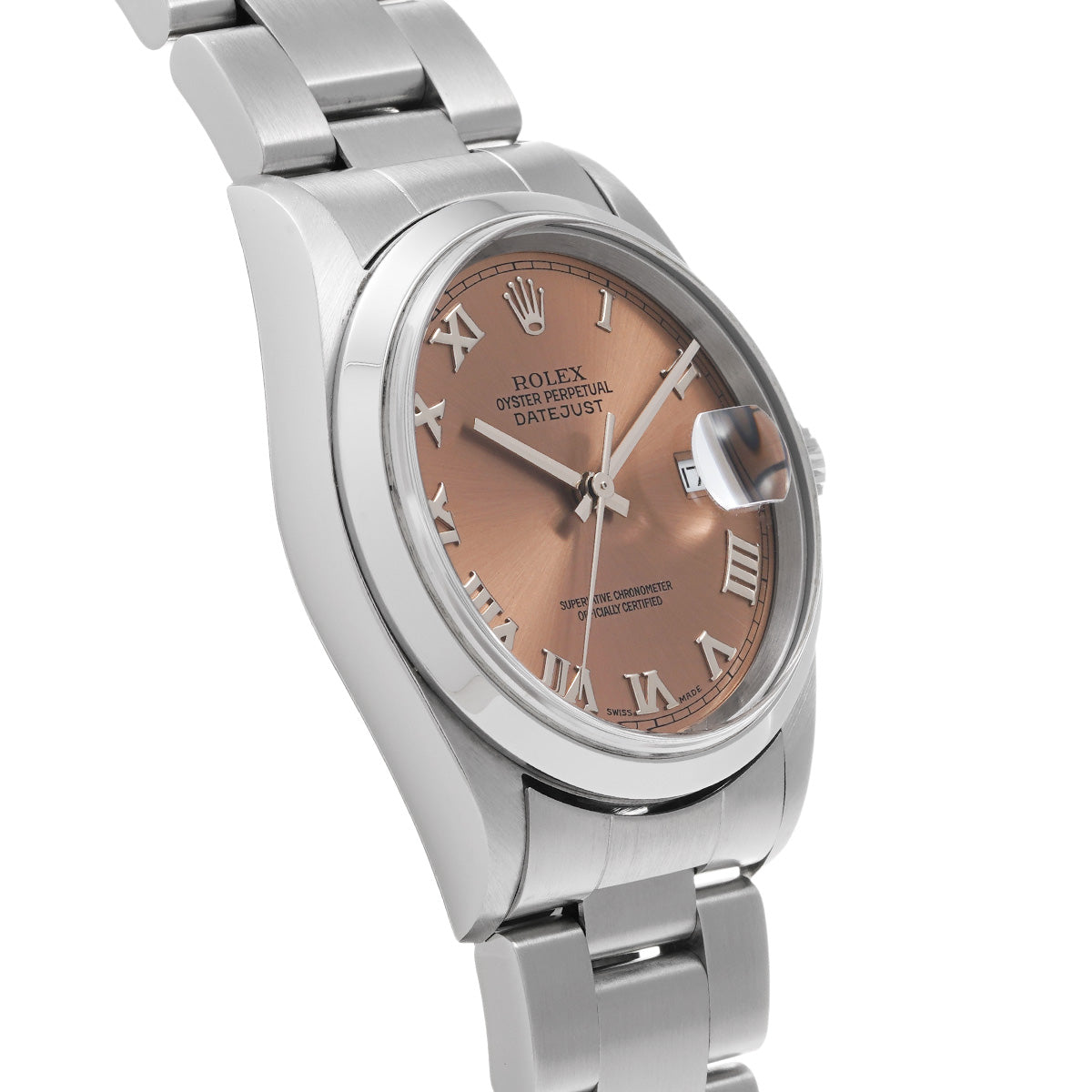 DATE JUST 16200 A (manufactured circa 1999) Pink ROLEX Men's [Pre-Owned].