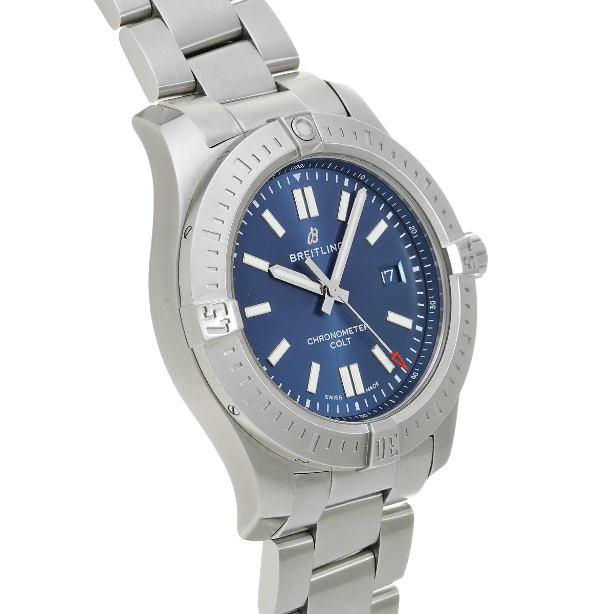 Colt Automatic 44 A17388101C1A1 Blue BREITLING Men's [Pre-Owned].