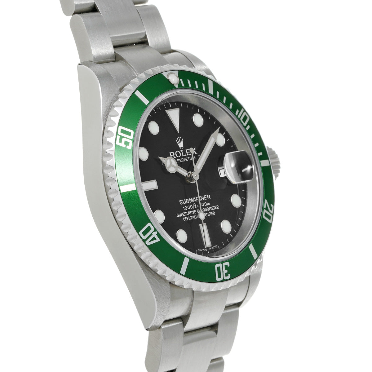 Submariner Date 16610LV D (manufactured circa 2005) Black ROLEX Men's [Pre-Owned].