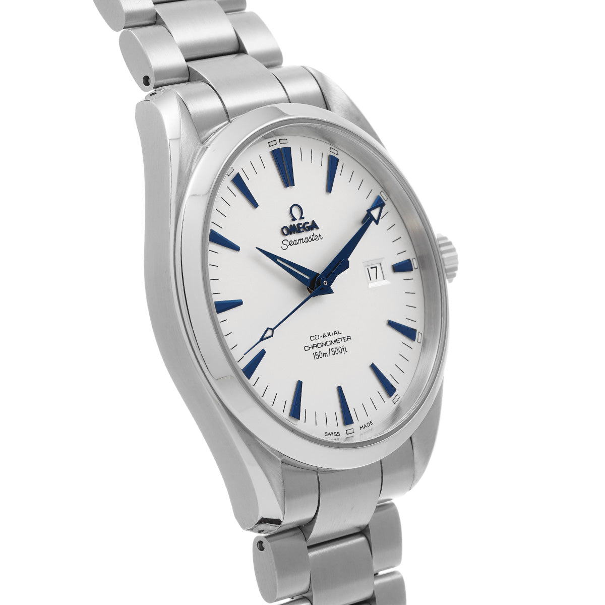 Seamaster Aqua Terra Co-Axial L Size 2502.33 White OMEGA Men's [Pre-Owned].