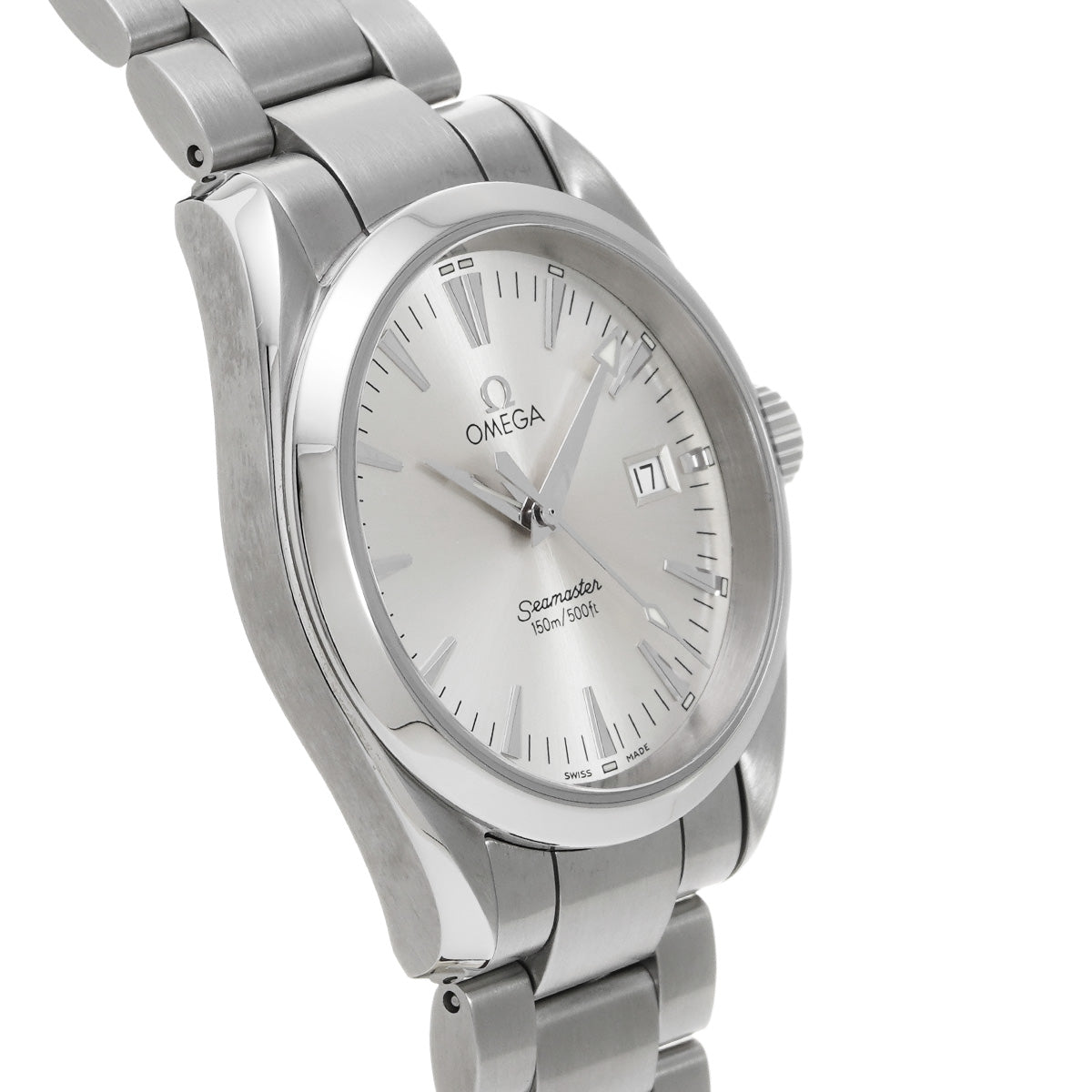 Seamaster Aqua Terra Quartz 2518.30 Silver OMEGA Men's [Pre-Owned].