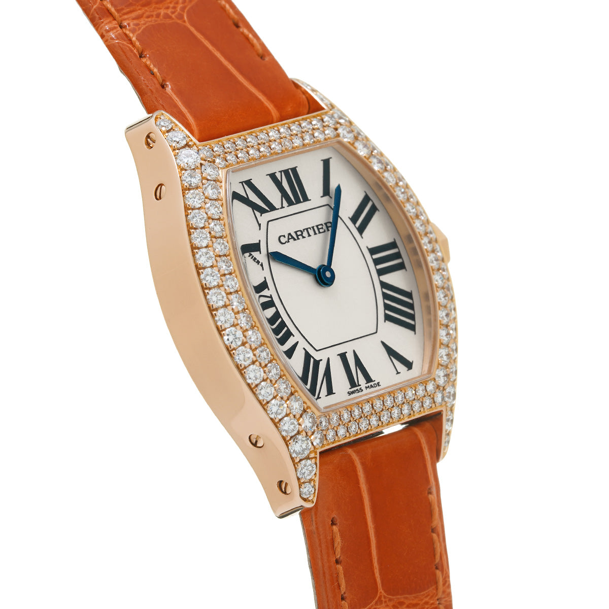 Tortue WA506131 Silver CARTIER Ladies [Pre-owned].