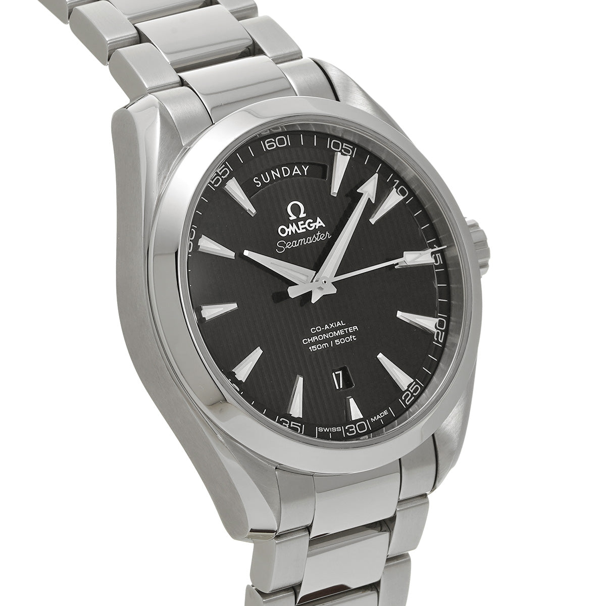 Seamaster Aqua Terra Co-Axial Day Date 231.10.42.22.01.001 Black OMEGA Men's [Pre-Owned].