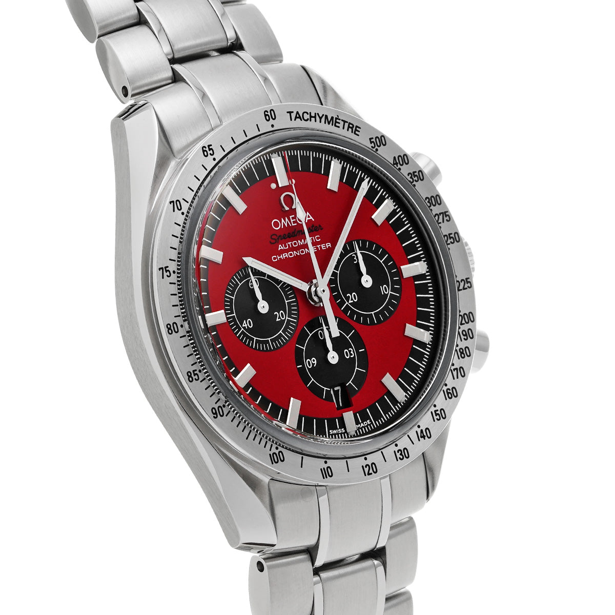 Speedmaster Legend Michael Schumacher 2005 3506.61 Red/Black OMEGA Men's [Pre-owned]