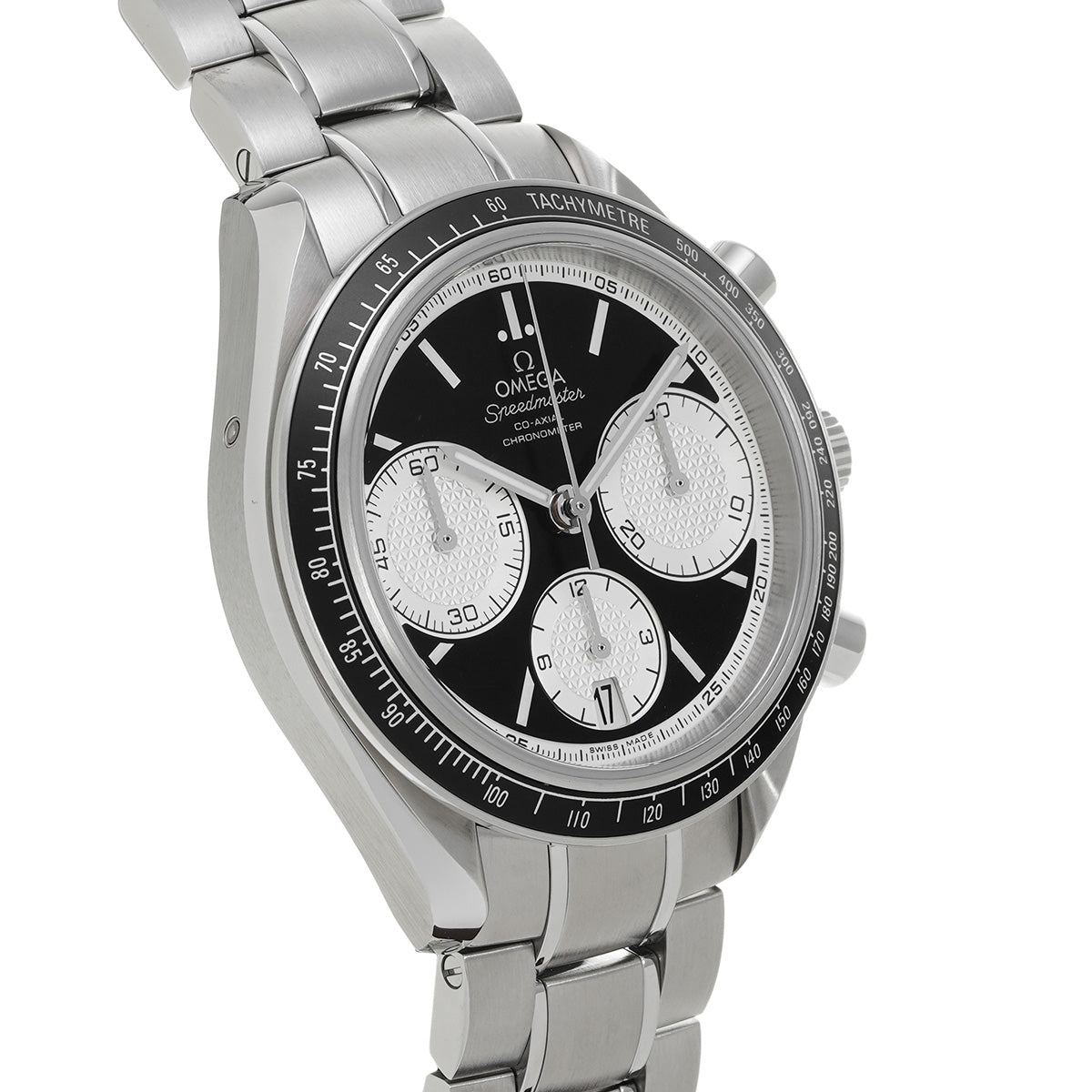 Speedmaster Racing Co-Axial 326.30.40.50.01.002 Black/Silver OMEGA Men's [Pre-Owned].