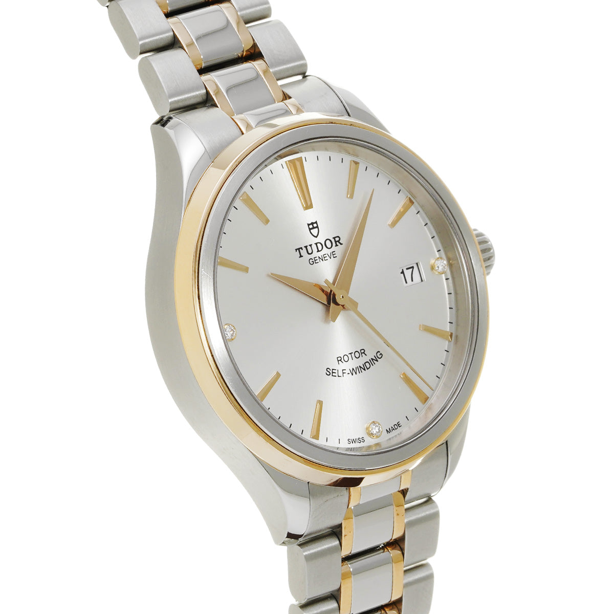 Style 12503 Silver/Diamond TUDOR Men's [Pre-Owned].