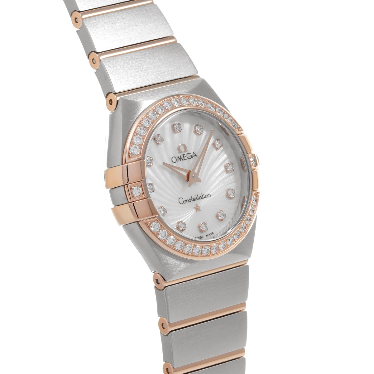 Constellation 123.25.27.60.55.002 White MOP/Diamond OMEGA Ladies [New].
