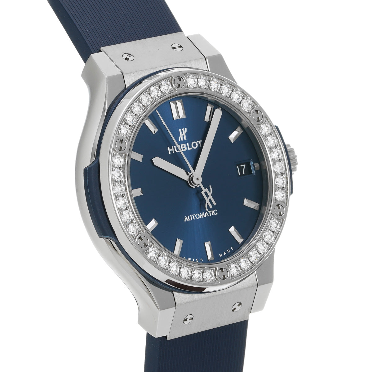 Classic Fusion Titanium Blue 38MM 565.NX.7170.RX Blue HUBLOT Unisex [Pre-Owned].