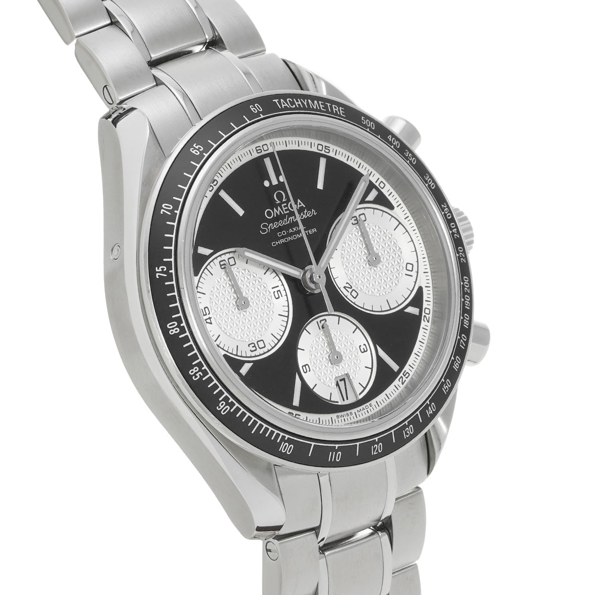 Speedmaster Racing Co-Axial 326.30.40.50.01.002 Black/Silver OMEGA Men's [Pre-Owned].