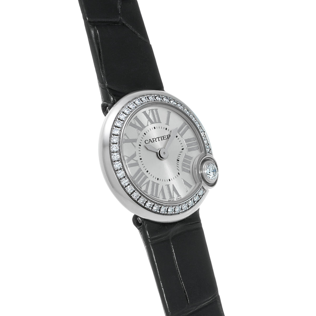 Ballon Blanc de Cartier W4BL0002 Silver CARTIER Ladies [Pre-owned].