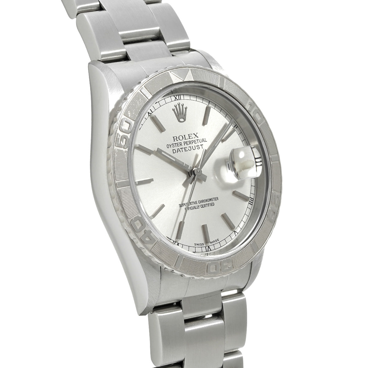 Datejust Thunderbird 16264 Y (made around 2002) Silver ROLEX Men's [Pre-owned].