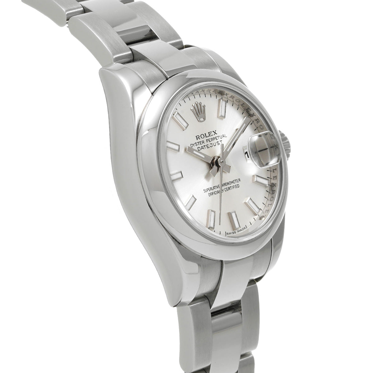 DATE JUST 179160 Z (made around 2006) Silver ROLEX Ladies [Pre-Owned].