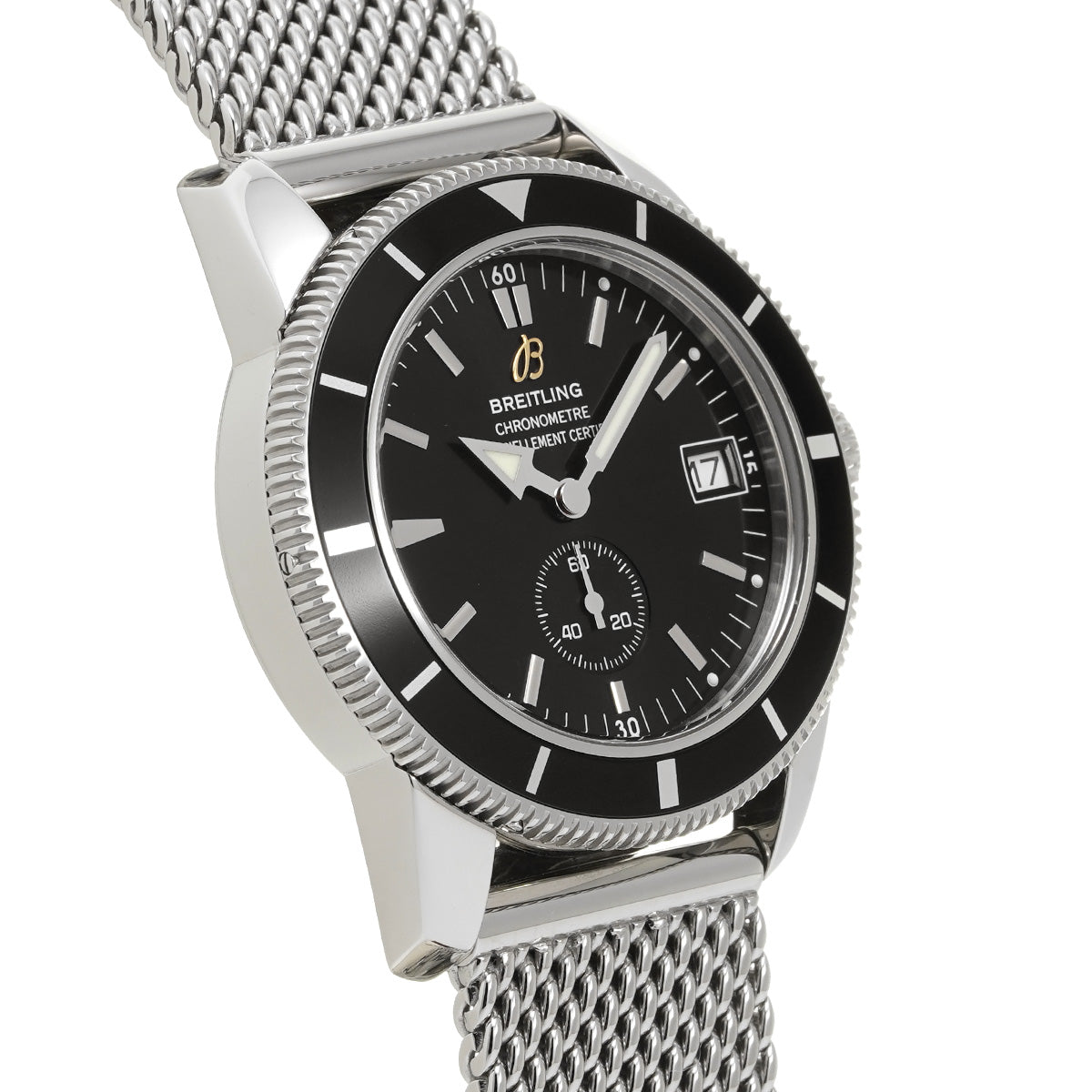 A372B69OCA Super Ocean Heritage 38 Black BREITLING Men's [Pre-Owned].