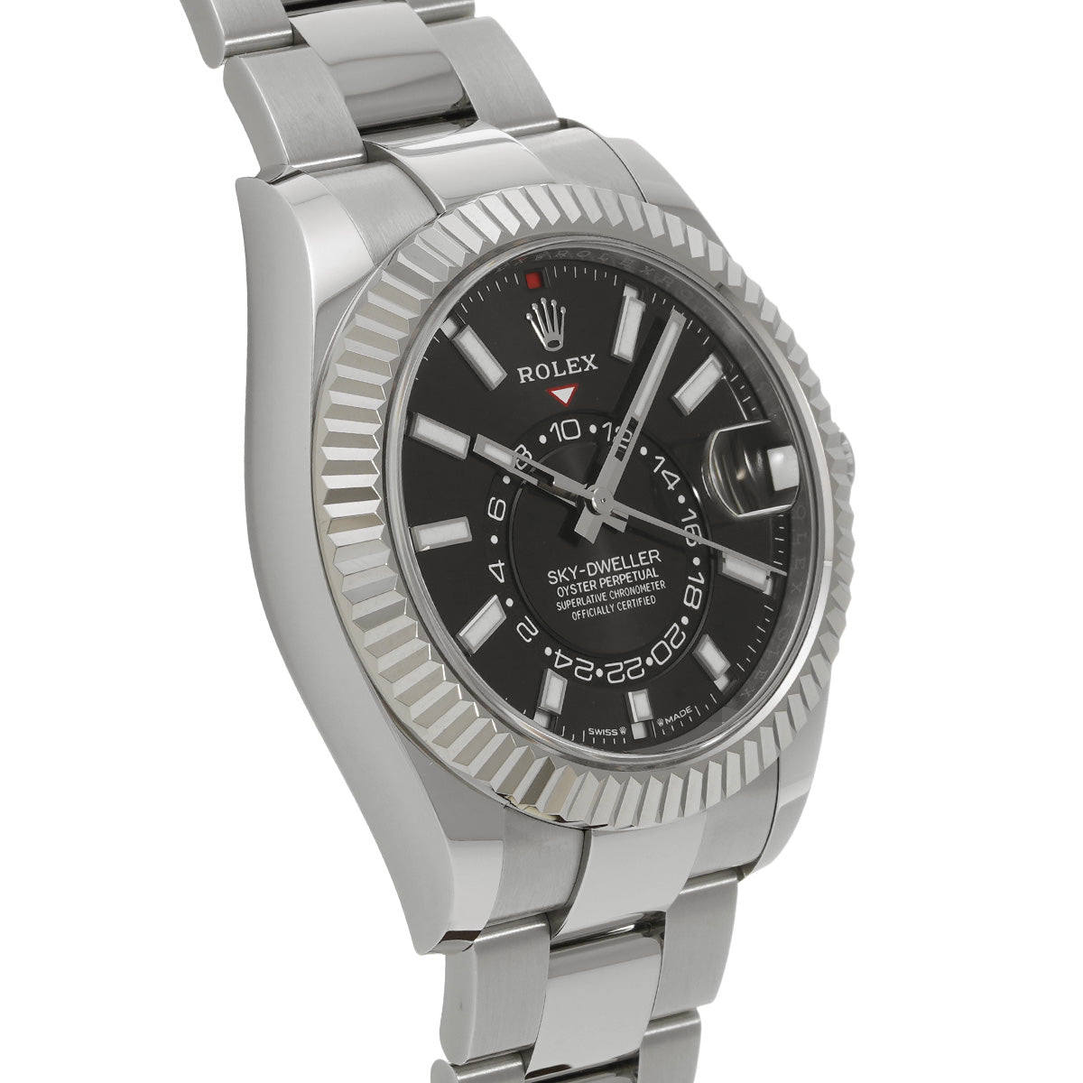 SKYDWELLER 336934 Random Serial Black ROLEX Men's [Pre-Owned].