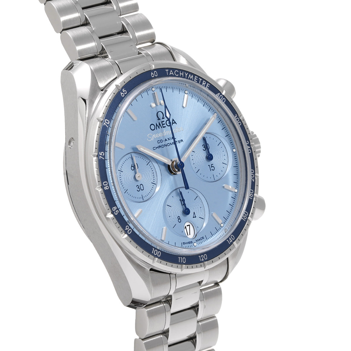 Speedmaster 38 Co-Axial 324.30.38.50.03.001 Blue OMEGA Unisex [Pre-Owned].