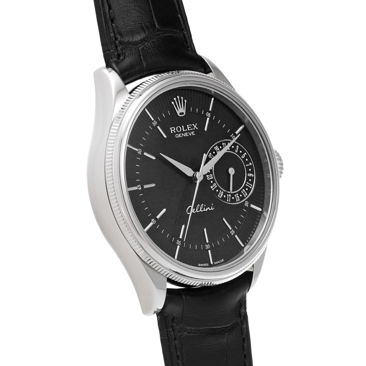 Cellini Date 50519 Random Serial Black ROLEX Men's [Pre-owned].