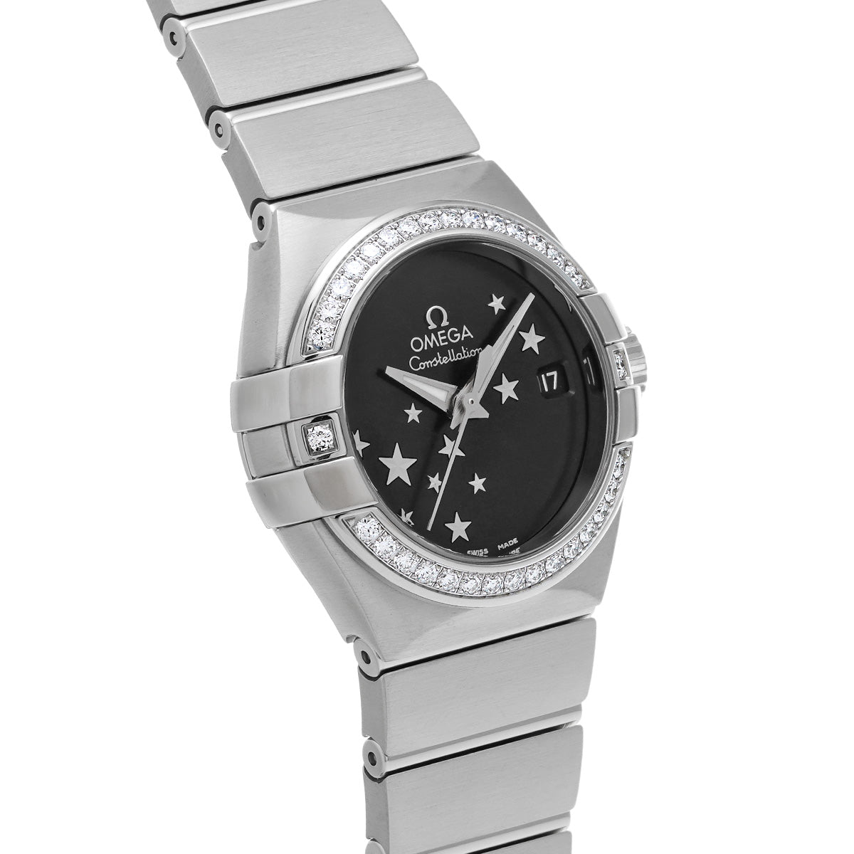 Constellation Blush Chronometer 123.15.27.20.01.001 Black/Diamond OMEGA Ladies [New]