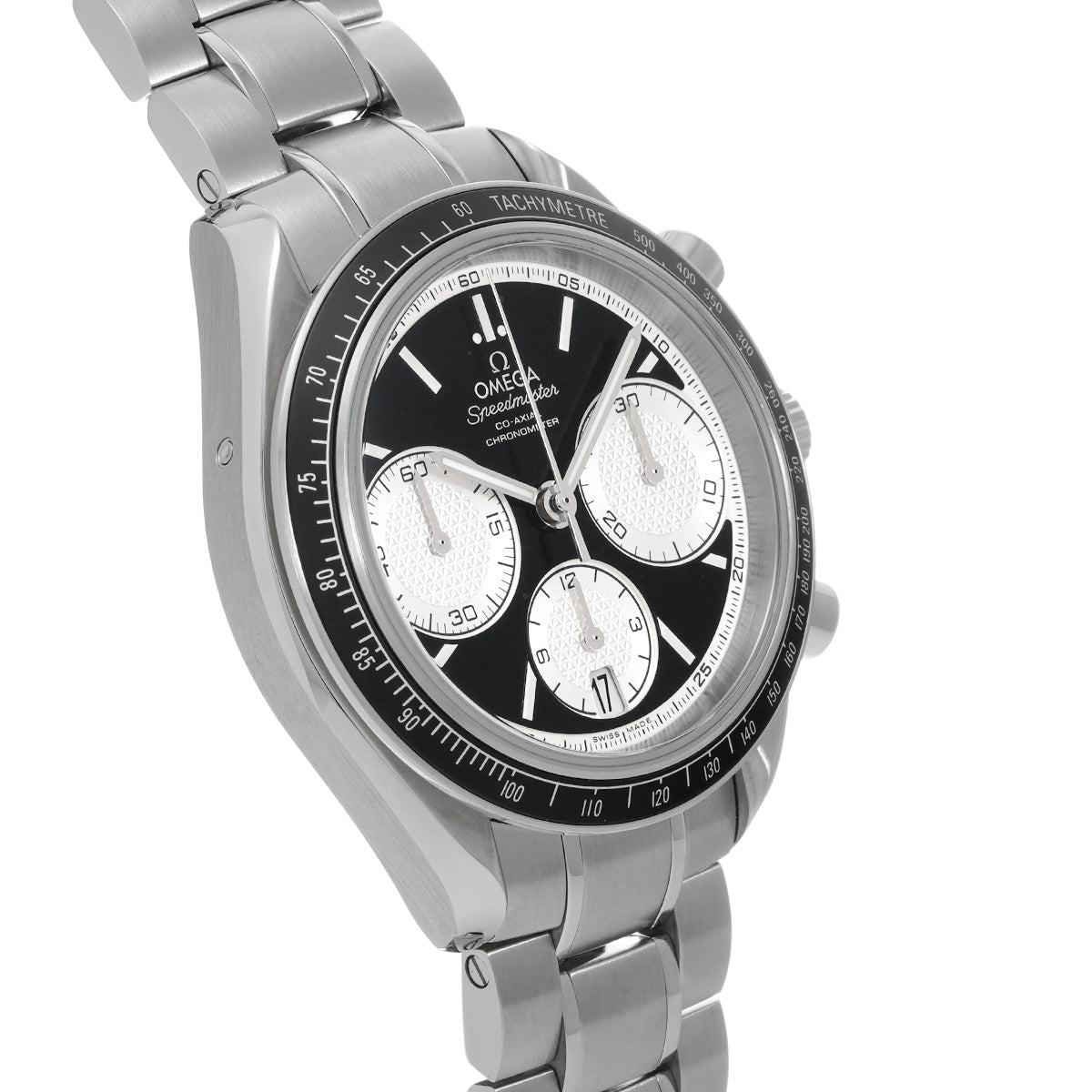 Speedmaster Racing Co-Axial 326.30.40.50.01.002 Black/Silver OMEGA Men's [Pre-Owned].