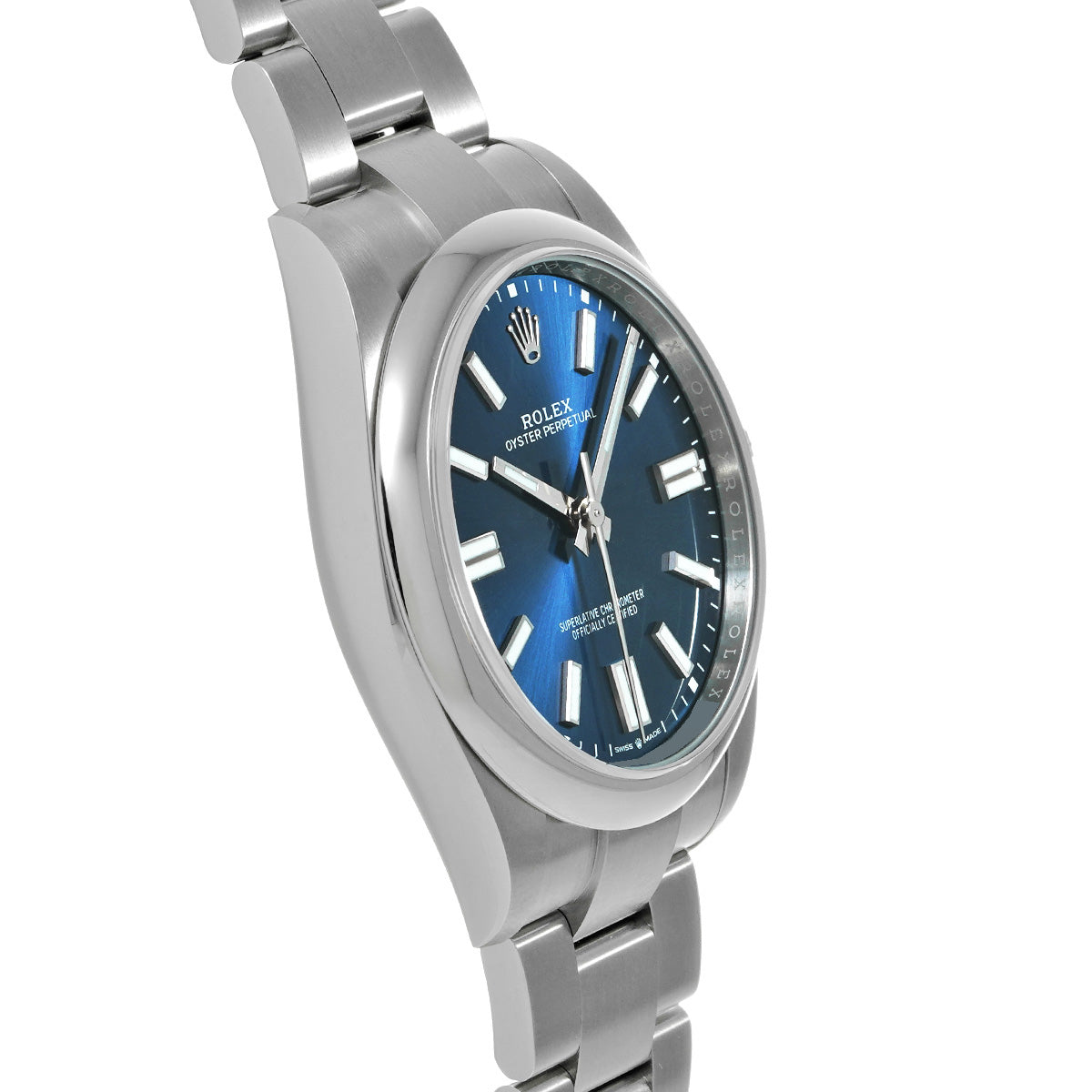 Oyster Perpetual 41 124300 Random Serial Blue ROLEX Men's [Pre-Owned].