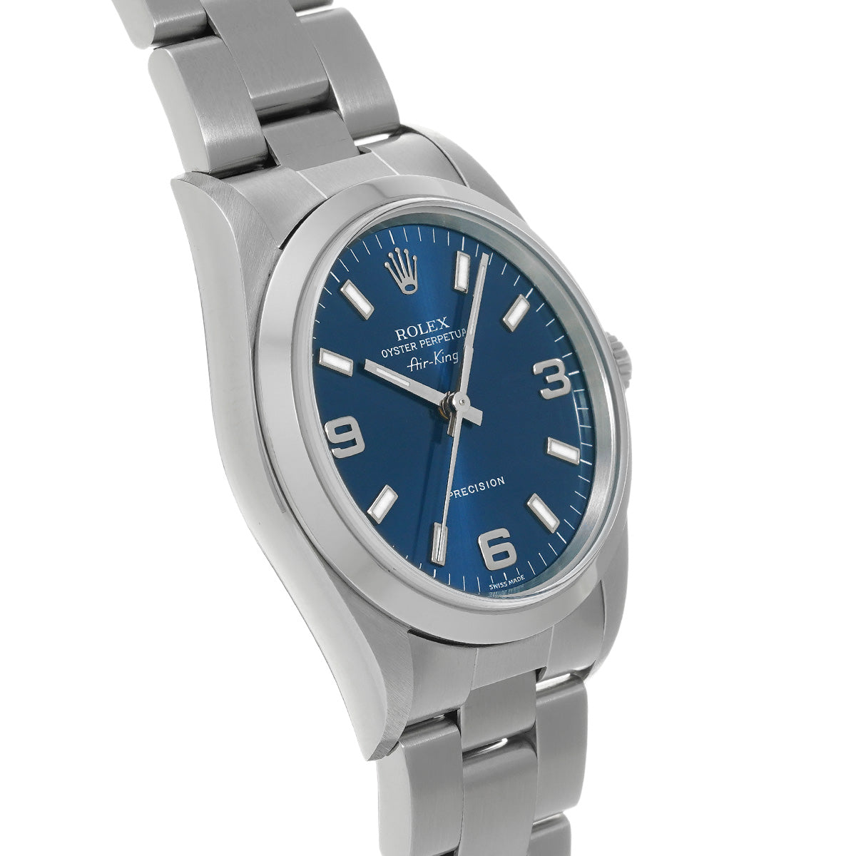 Air-King 14000 A (manufactured circa 1998) Blue ROLEX Men's [Pre-owned].