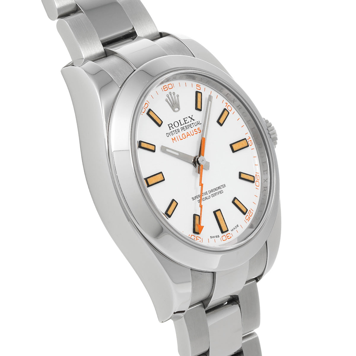 Milgauss 116400 M (made around 2008) White ROLEX Men's [Pre-Owned].