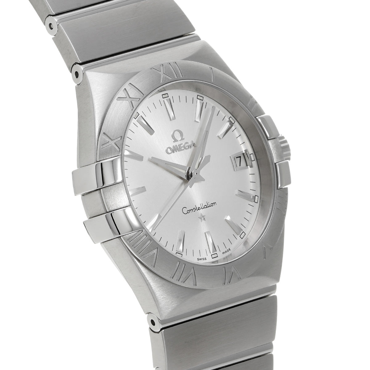Constellation Quartz 123.10.35.60.02.001 Silver OMEGA Men's [Pre-owned].