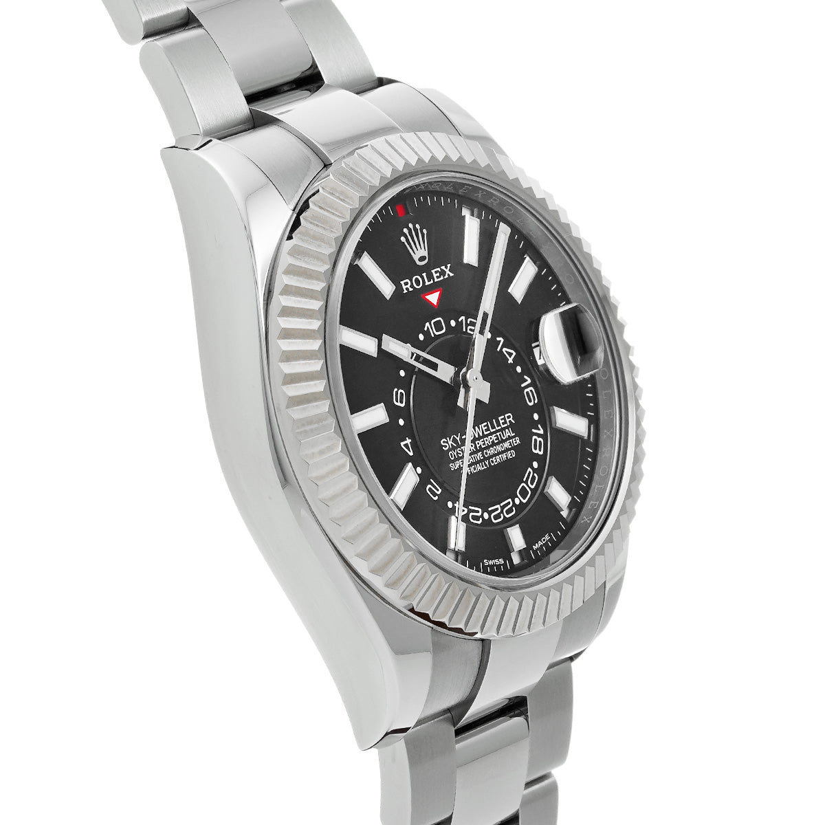 SKYDWELLER 326934 Random Serial Black ROLEX Men's [Pre-Owned].