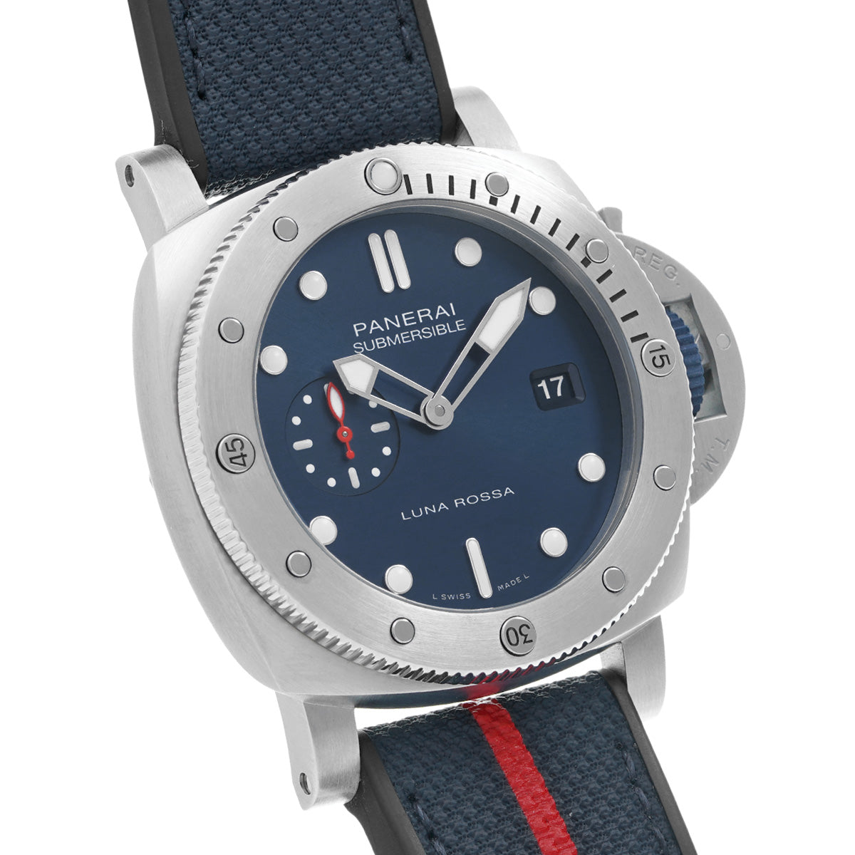 Submersible Quaranta Quattro Luna Rossa PAM01391 Y (manufactured in 2022) Blue PANERAI Men's [Pre-Owned].