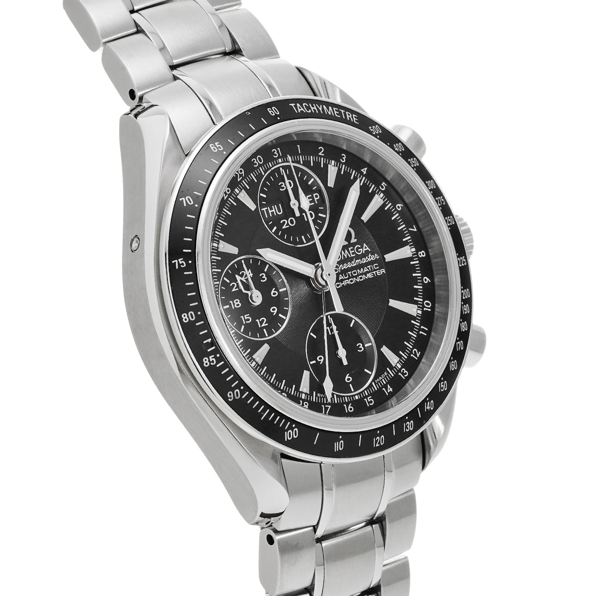 Speedmaster Triple Calendar 3220.50 Black OMEGA Men's [Pre-Owned].