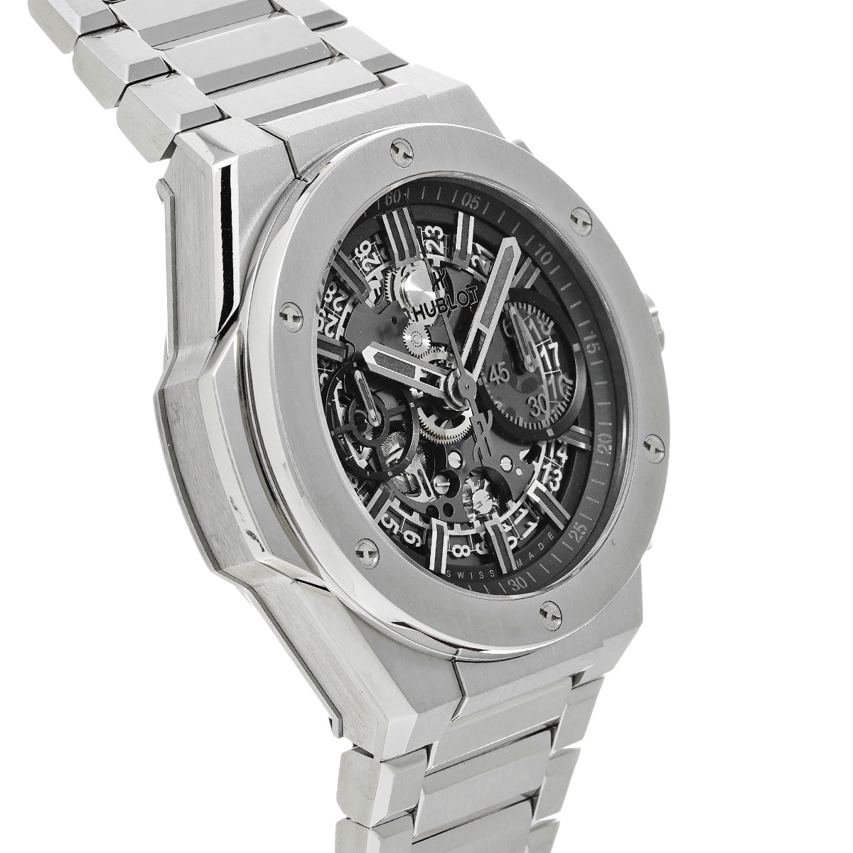 Big Bang Integrated Yoshida Special Edition 451.NX.1140.NX.YOS Matte Grey Skeleton HUBLOT Men's [Pre-owned]