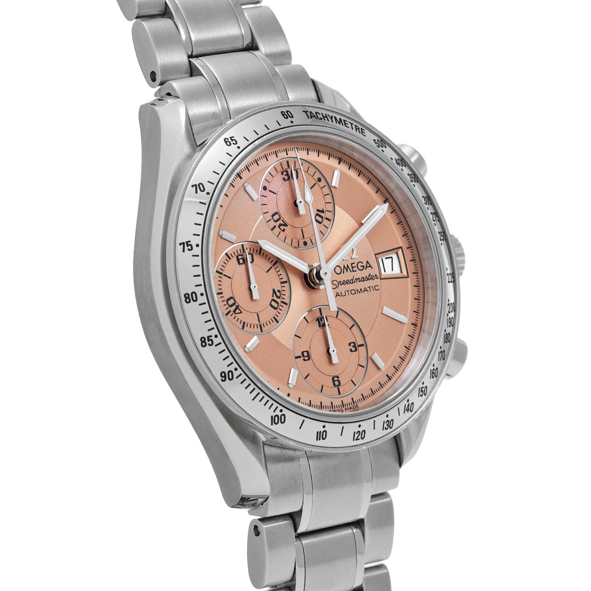 Speedmaster Date 3513.60 Salmon Pink OMEGA Men's [Pre-Owned].