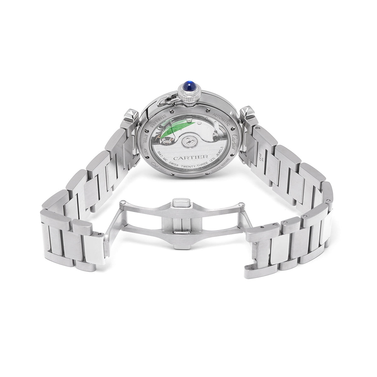 Pasha de Cartier 35mm WSPA0013 Silver CARTIER Unisex [Pre-owned]