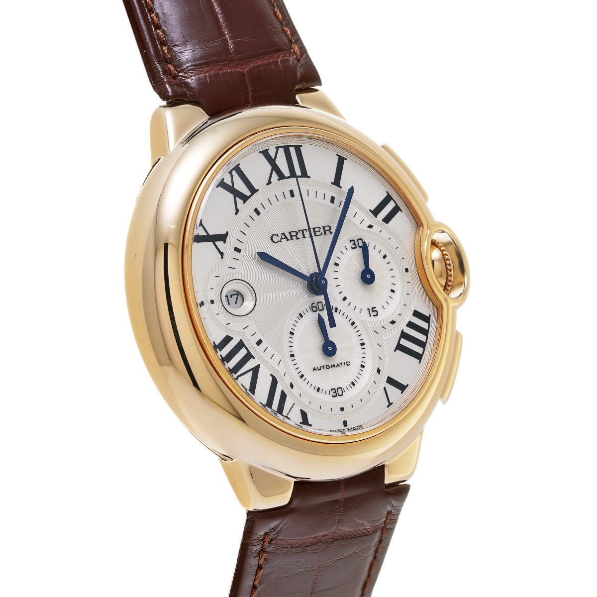 Ballon Bleu LM Chronograph W6920007 Silver CARTIER Unisex [Pre-Owned].