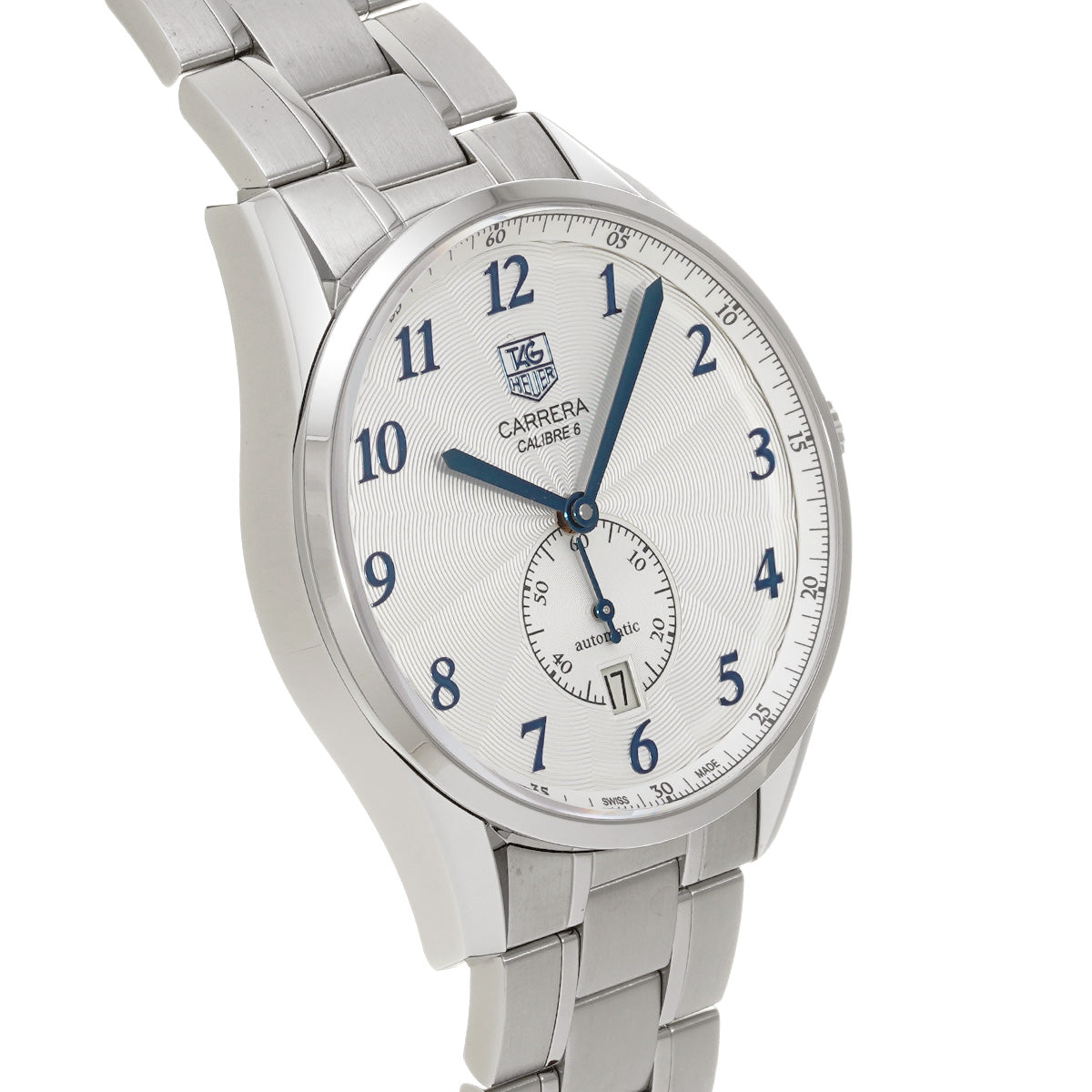 CARRERA Heritage Calibre 6 WAS2111.BA0732 Silver TAG HEUER Men's [Pre-Owned].