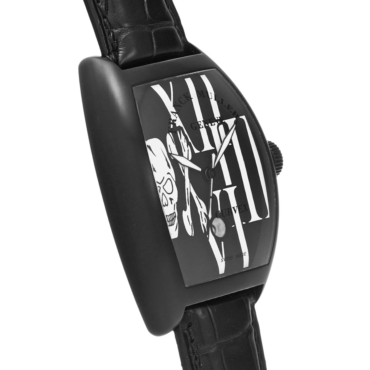 Tonneau Curvex Gothic Allonge Noir 8880SCDT GOTH NR Black FRANCK MULLER Men's [Pre-owned]