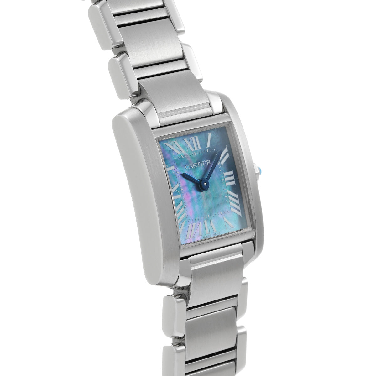 Tank Francaise SM W51034Q3 Blue MOP CARTIER Ladies [Pre-Owned].