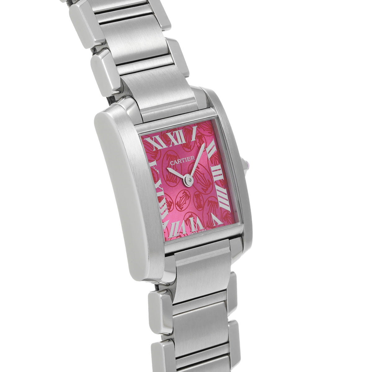 Tank Francaise SM W51030Q3 Raspberry CARTIER Ladies [Pre-owned]