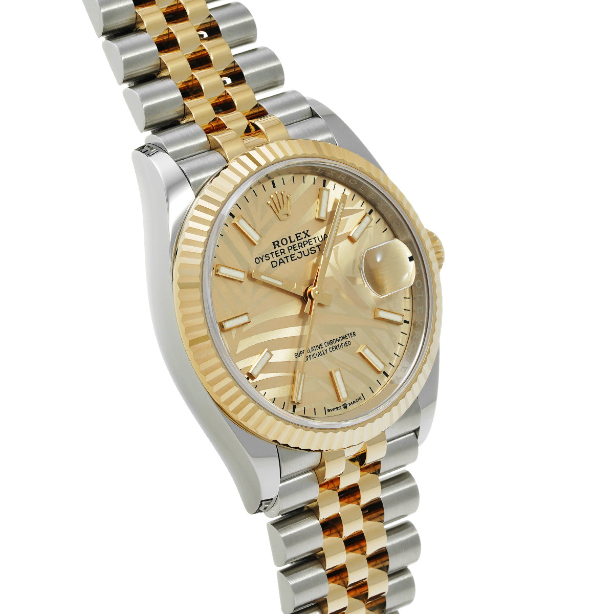 Datejust 36 126233 Random Serial Golden Palm-Motif ROLEX Men's [Pre-Owned].