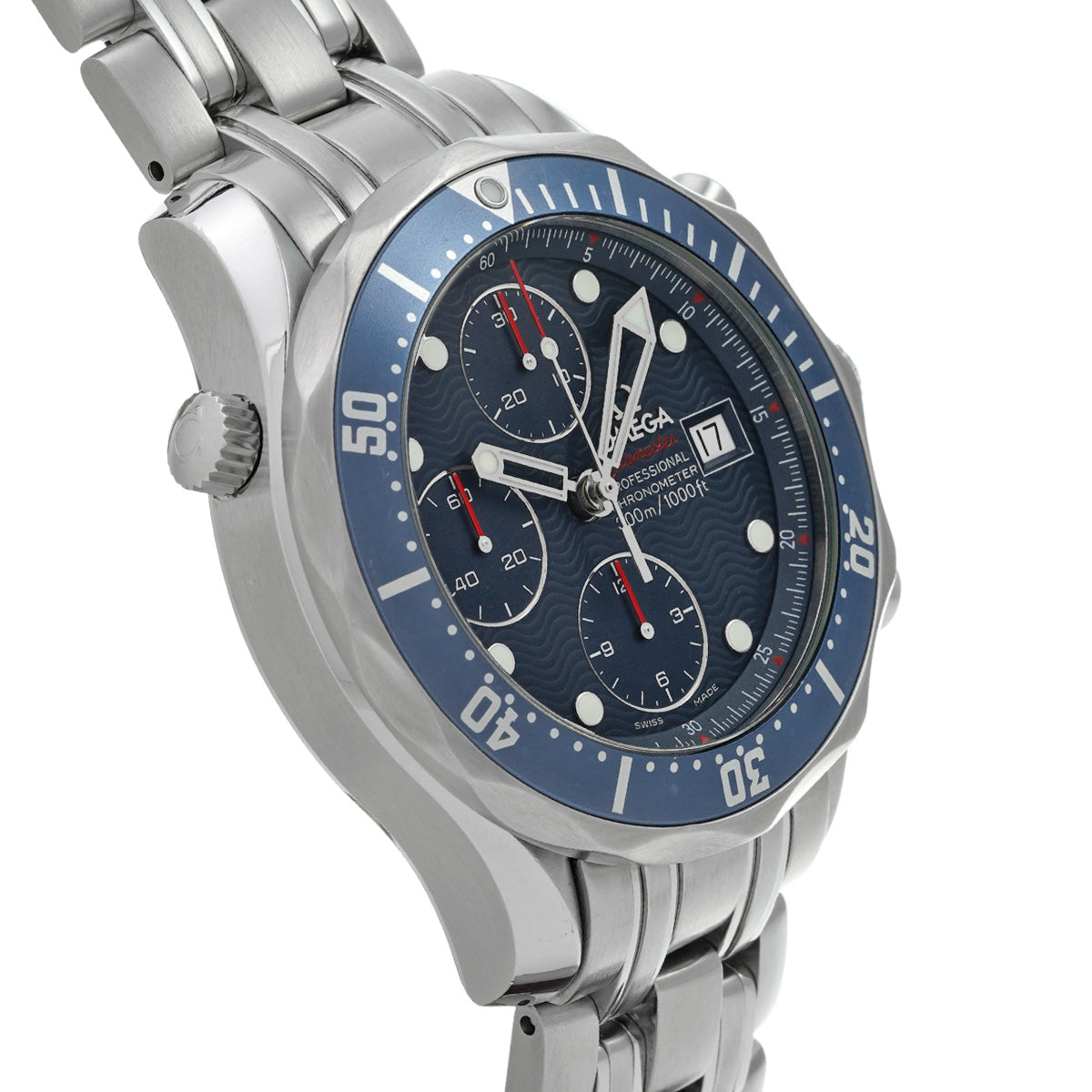Seamaster Diver 300 Chronograph 2225.80 Blue OMEGA Men's [Pre-Owned].