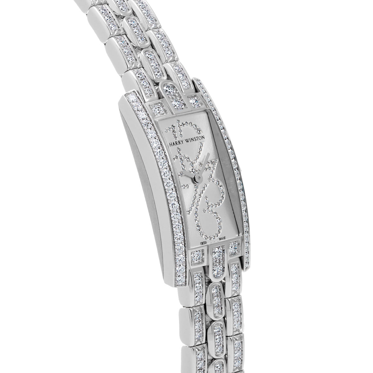 Avenue C Mini AVCQHM16WW014 Silver/Diamond HARRY WINSTON Ladies [Pre-Owned].