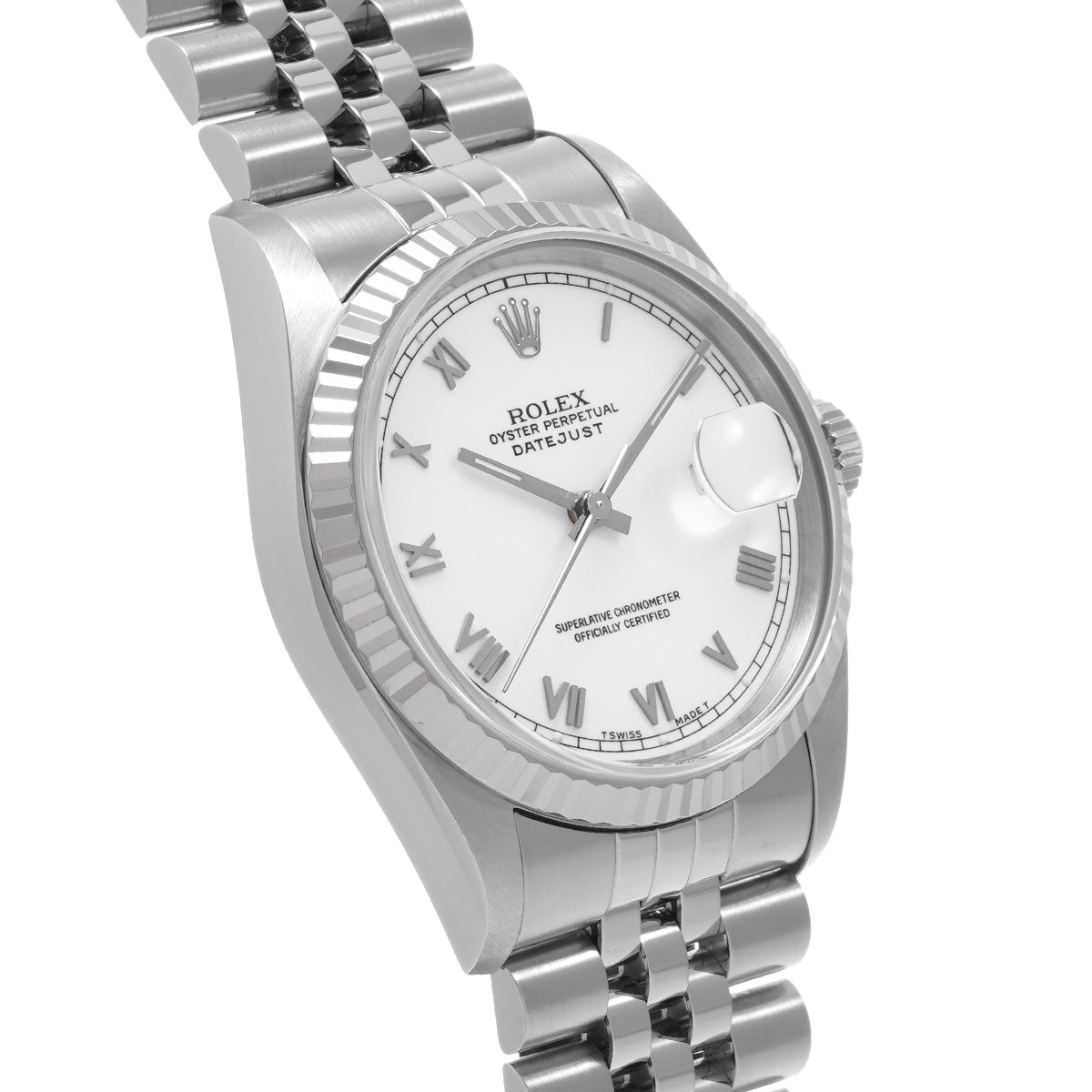 DATE JUST 16234 S (made around 1994) White ROLEX Men's [Pre-Owned].