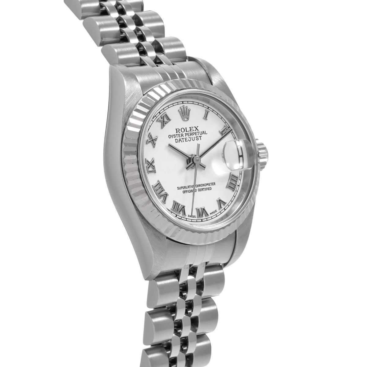 DATE JUST 79174 White ROLEX Ladies [Pre-Owned].