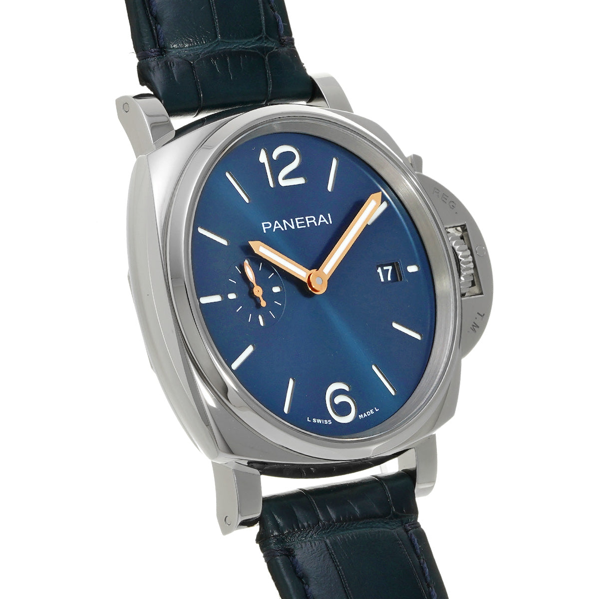 Luminor Due 42mm PAM01274 Y No. (manufactured circa 2022) Blue PANERAI Men's [Pre-Owned].